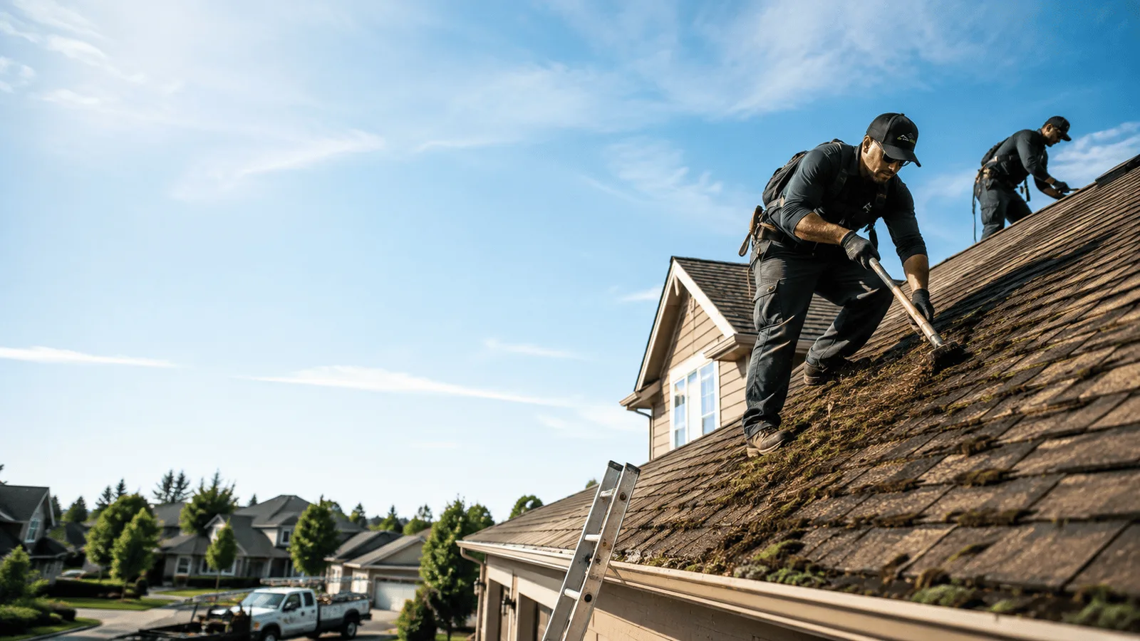 Roof Moss Removal in Sanborn, NY near me